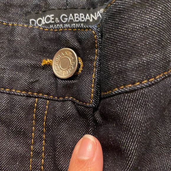 Dolce & Gabbana jeans, NWT size 38 EU, dark denim, straight leg, $200 - Picture 10 of 13